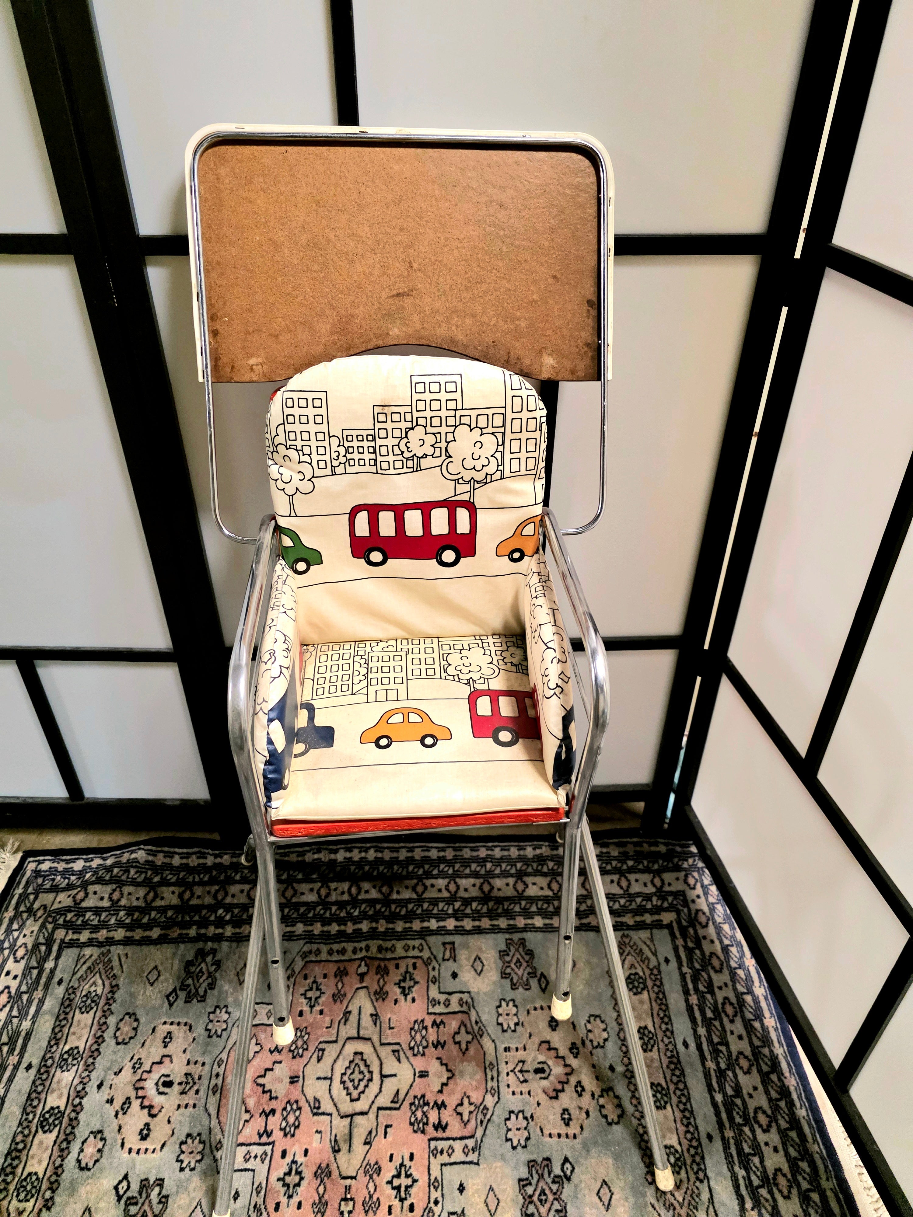 Vintage 60s / 70s Children High Chair