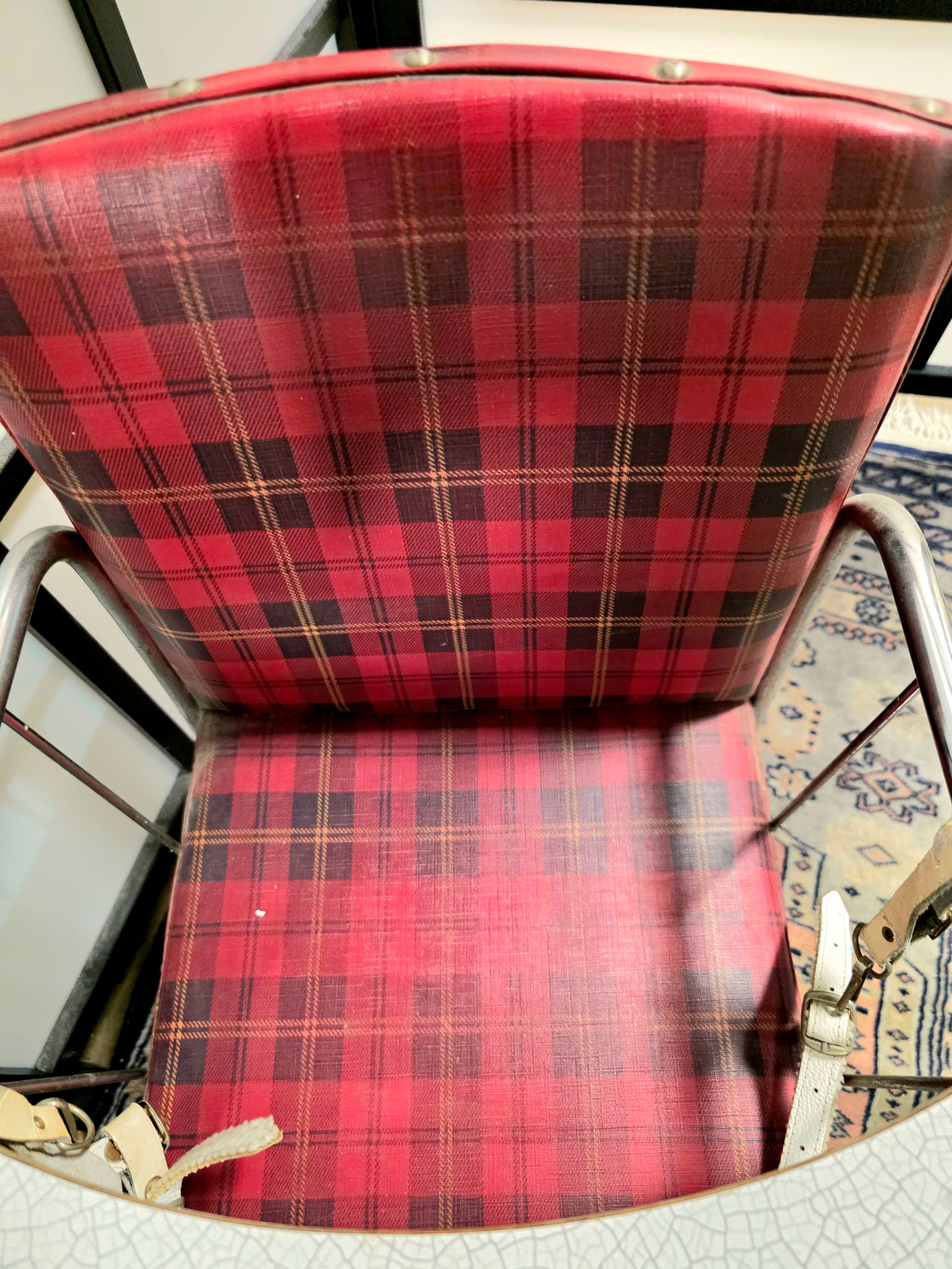 Unique Vintage 1950s Children's Chair with Table