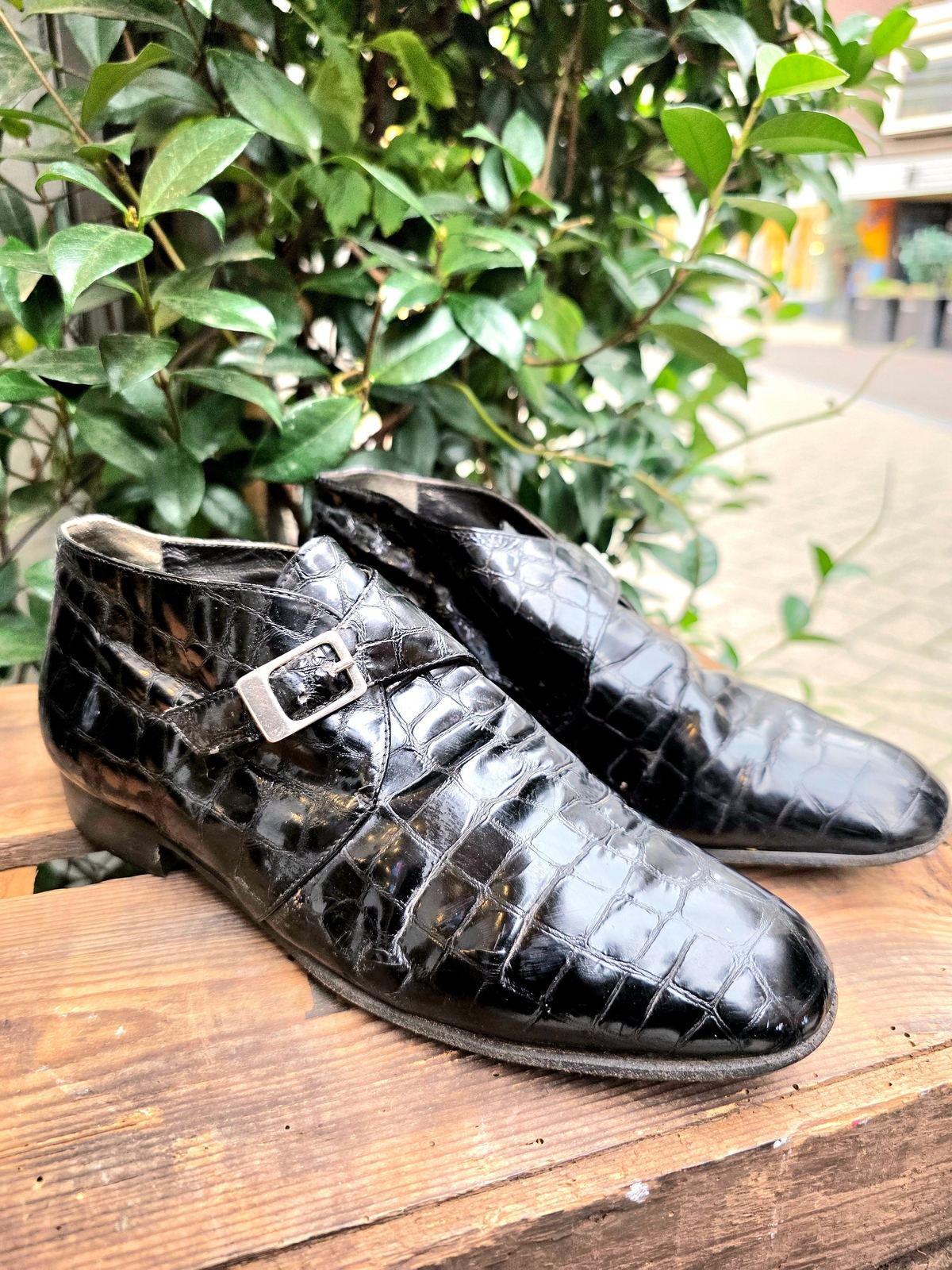 YV6946: Vintage 80s / 90s Van Poel Van Ruth Ankle Boots