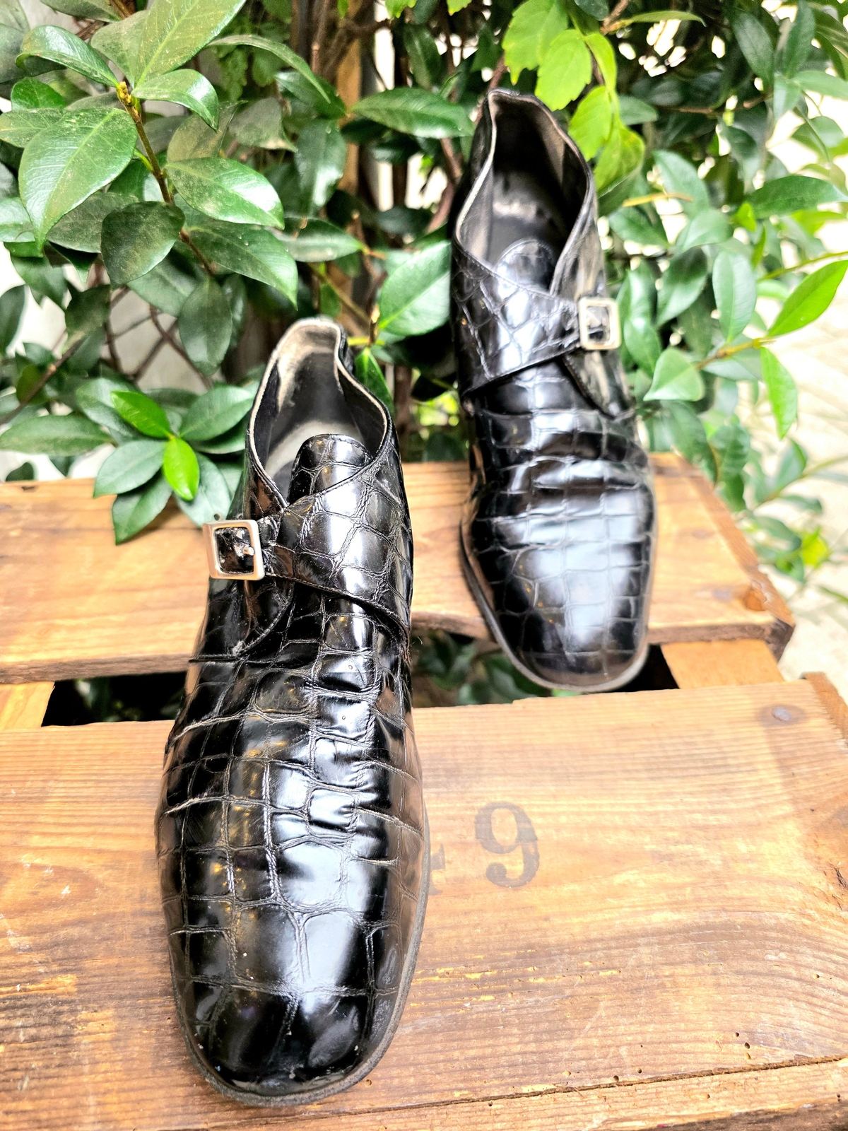 YV6946: Vintage 80s / 90s Van Poel Van Ruth Ankle Boots