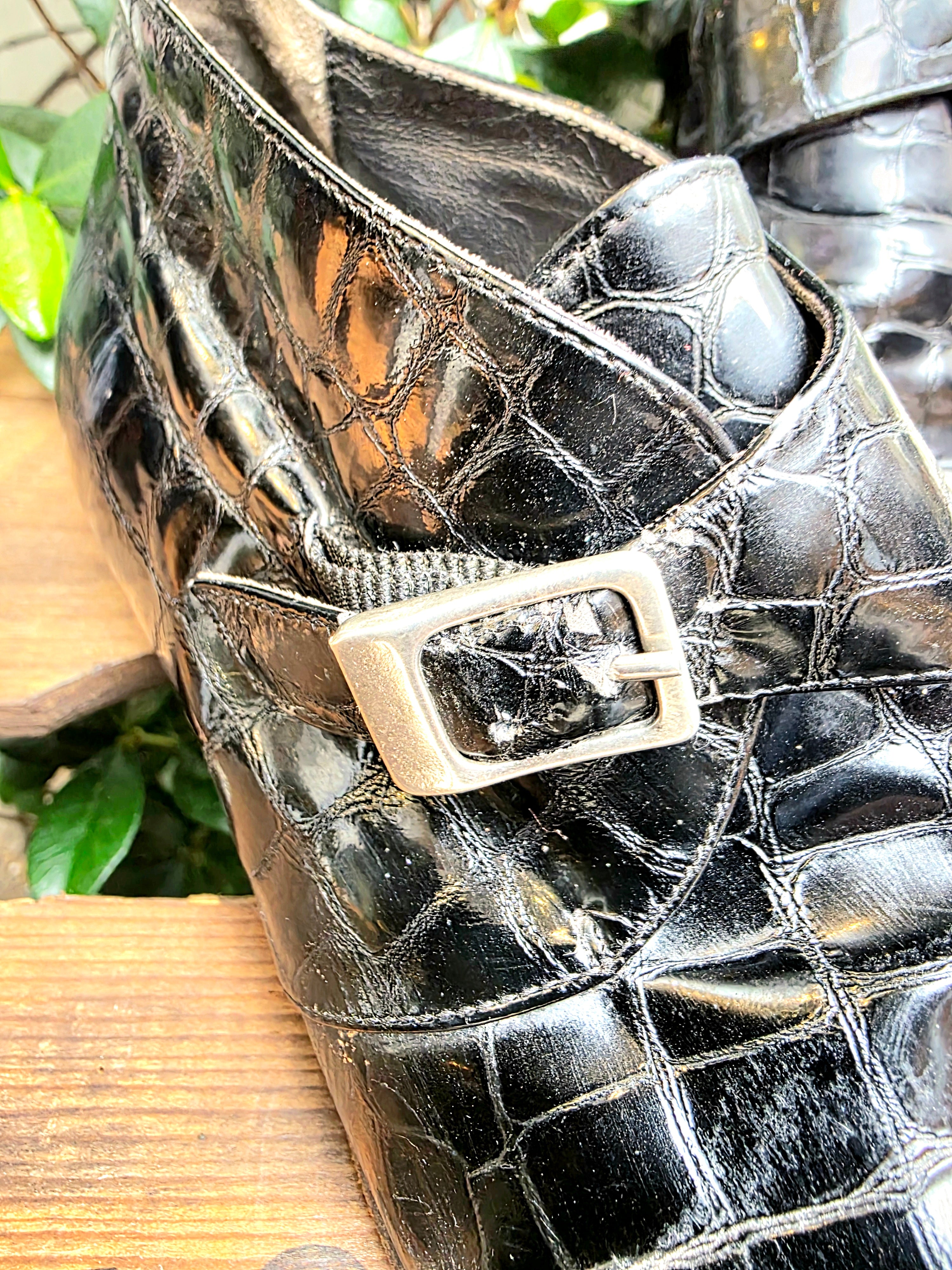 YV6946: Vintage 80s / 90s Van Poel Van Ruth Ankle Boots