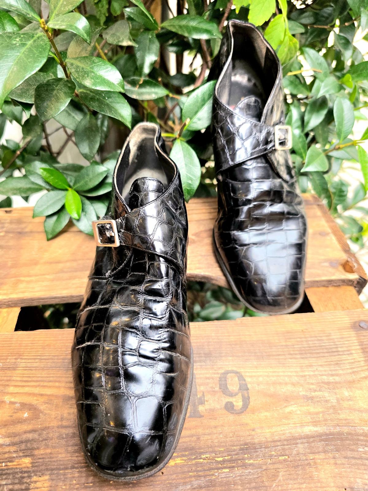 YV6946: Vintage 80s / 90s Van Poel Van Ruth Ankle Boots