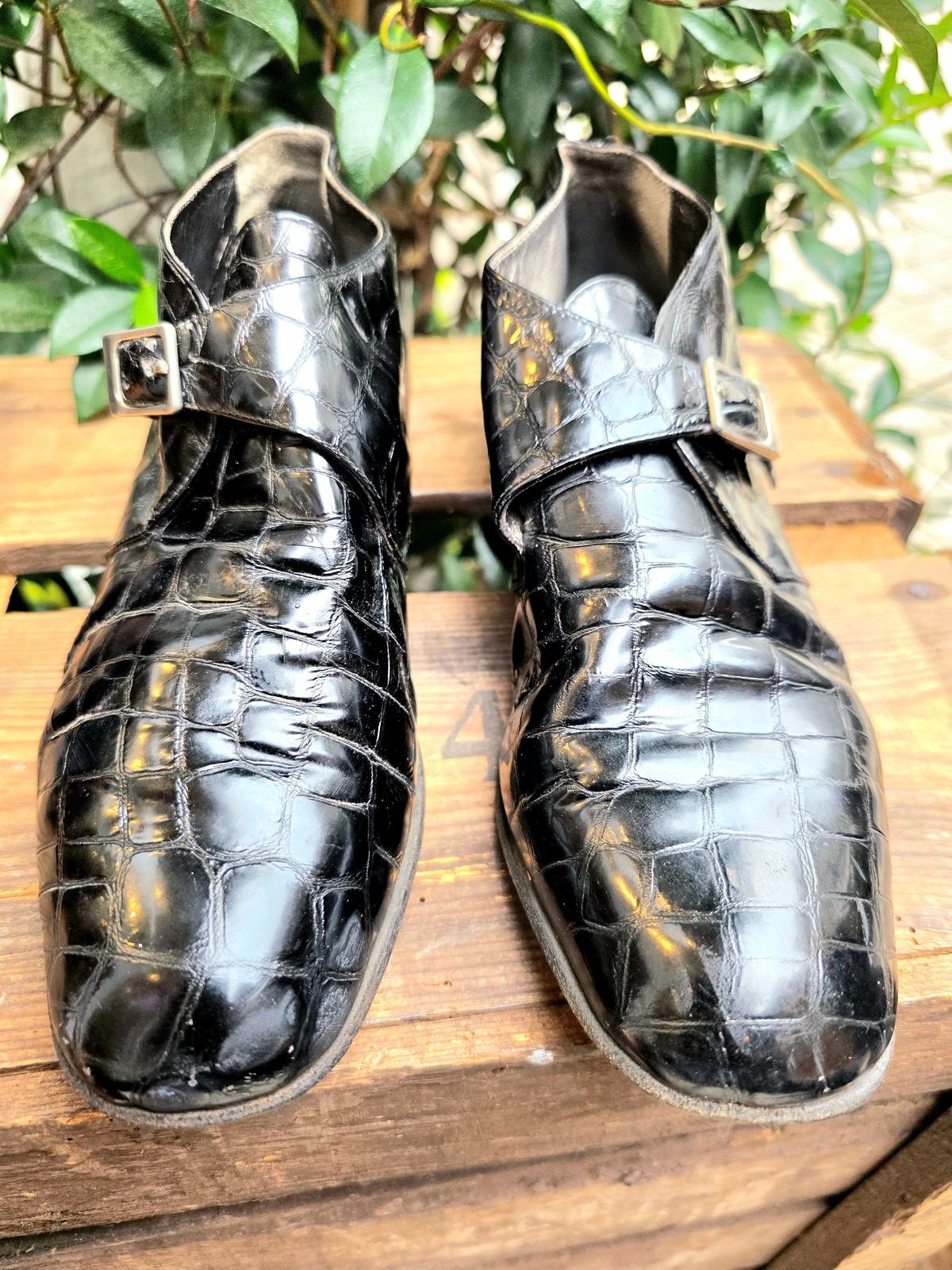 YV6946: Vintage 80s / 90s Van Poel Van Ruth Ankle Boots