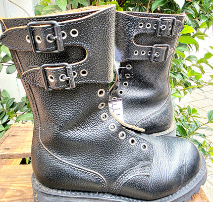 YV6943: Vintage 70s / 80s Rugak Military Rangers Marbot Neuvic Boots