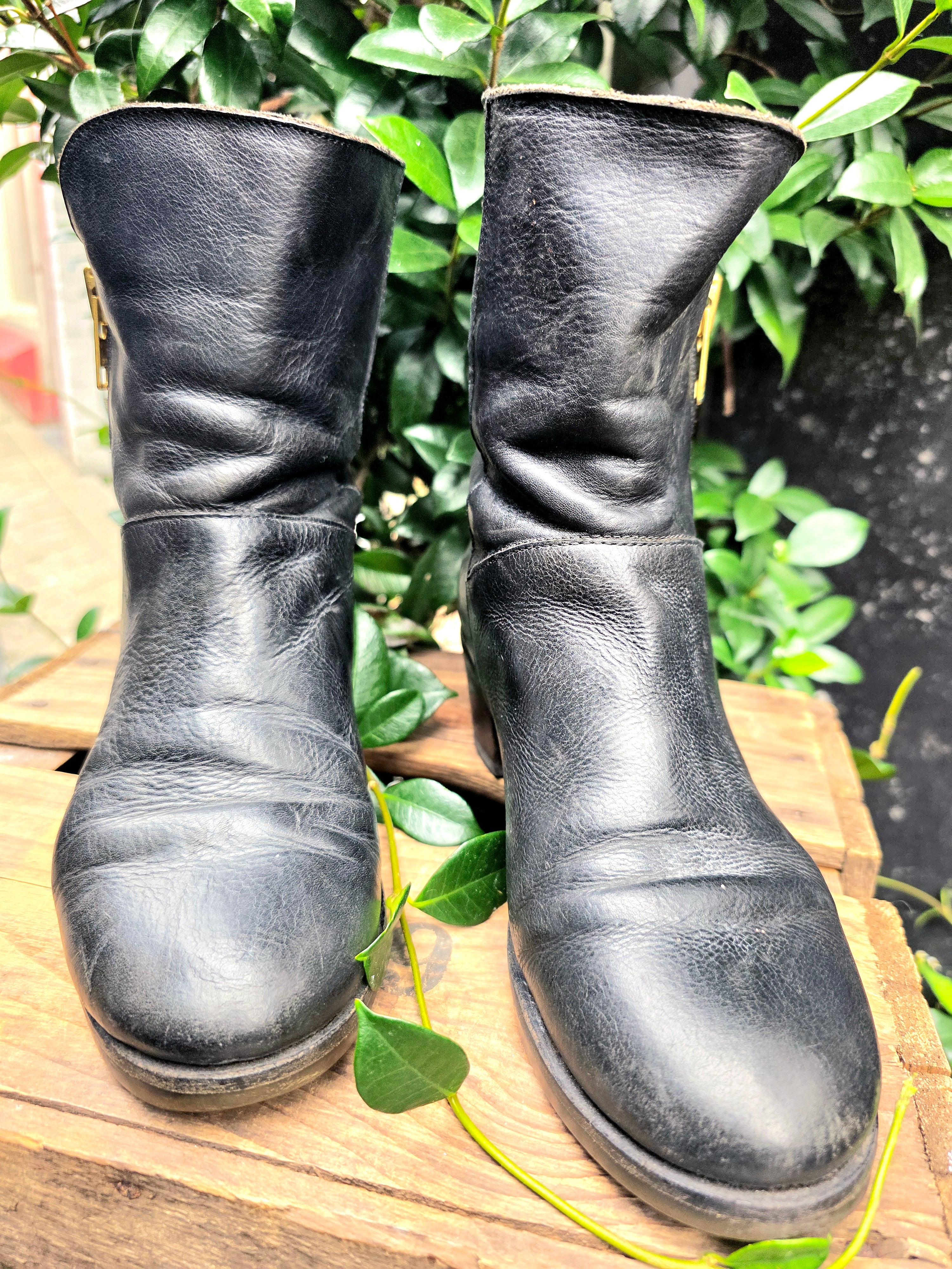 Vintage 80's / 90's Leather Ankle Boots