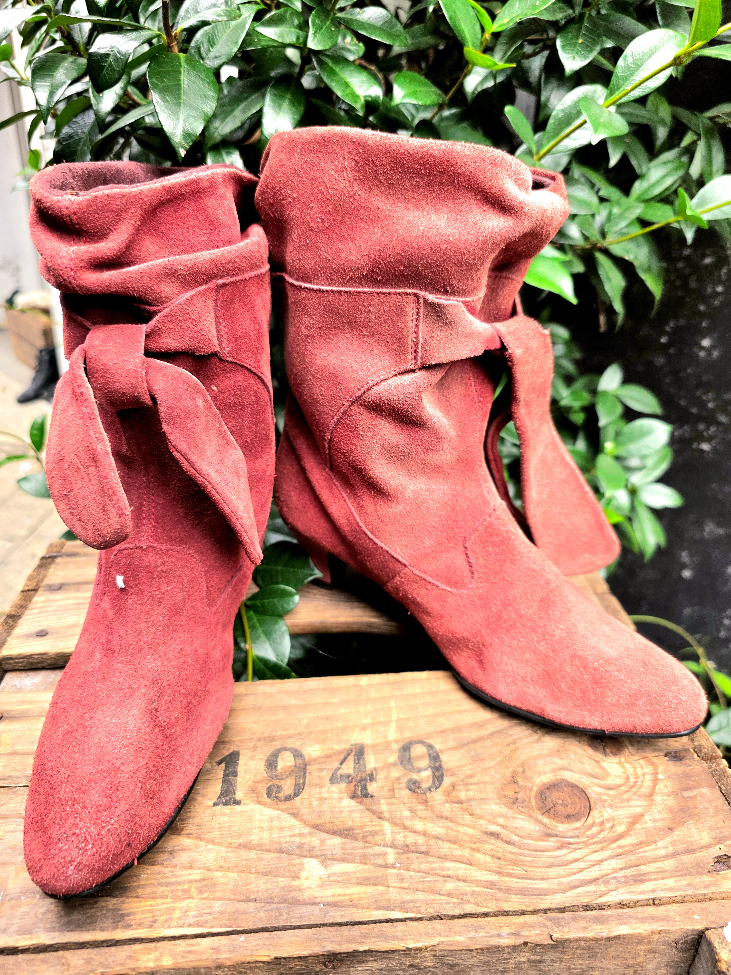 Vintage 80's Ankle Boots