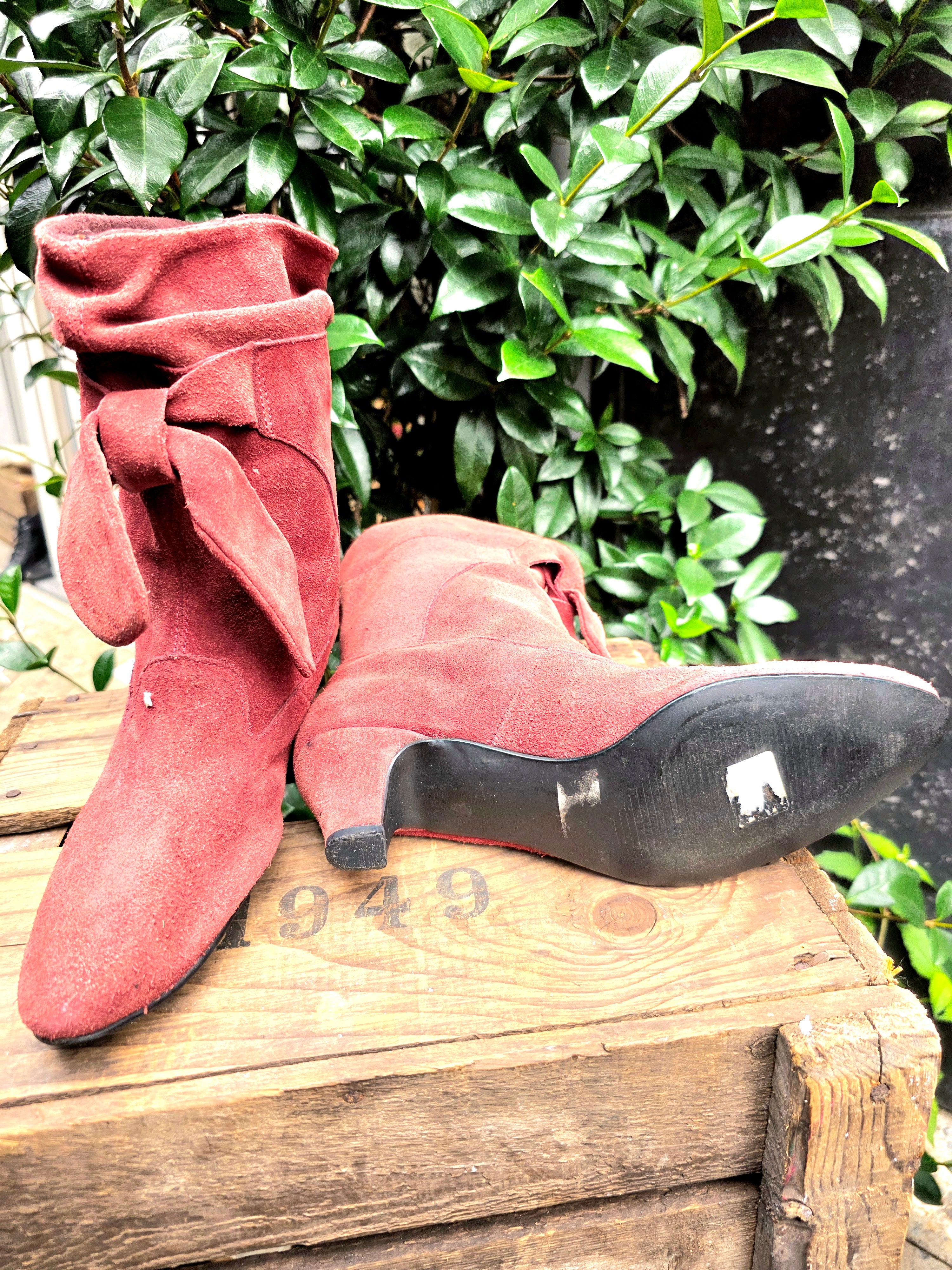 Vintage 80's Ankle Boots