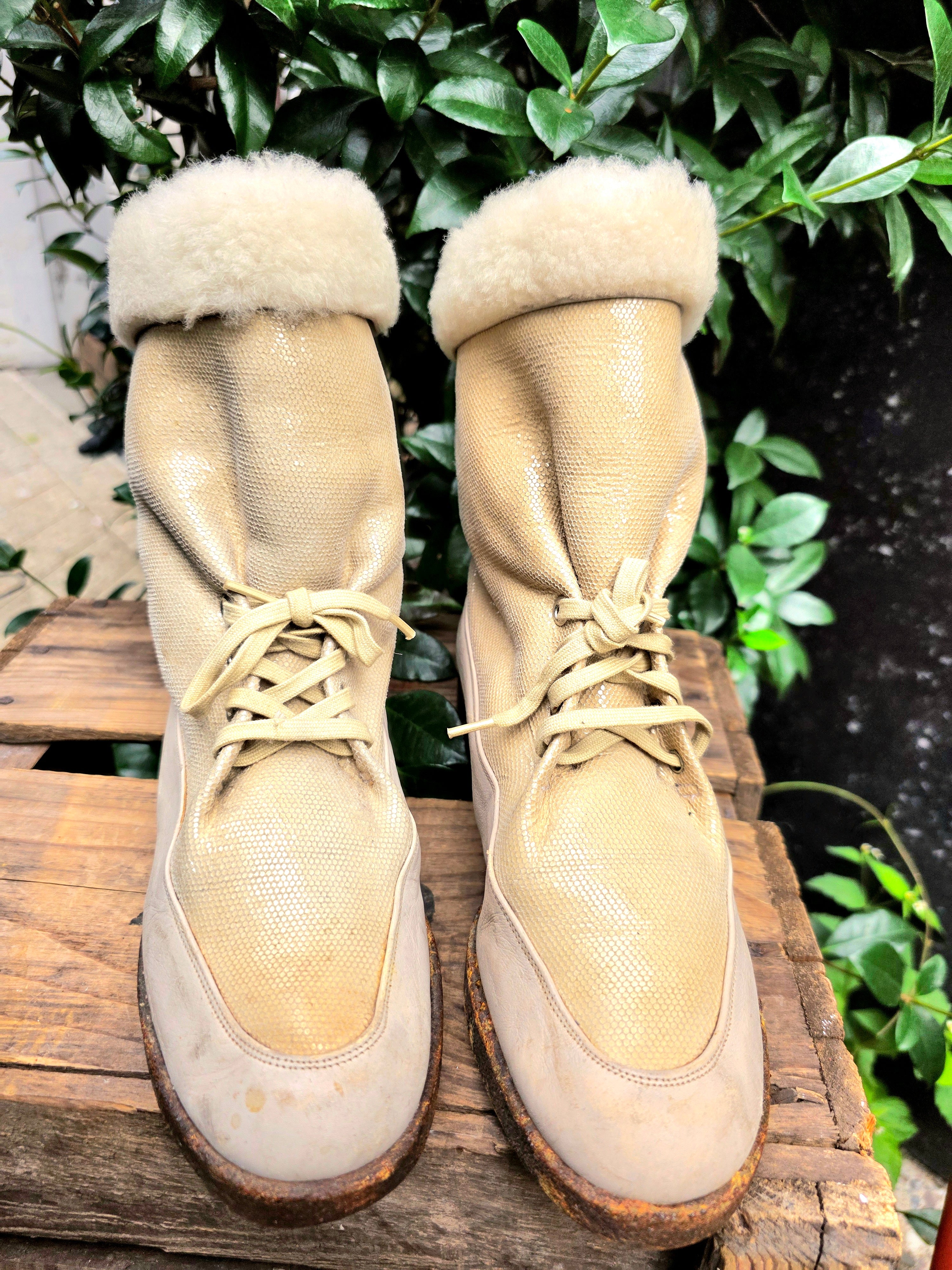Vintage 80's Charles Jourdan Ankle Boots