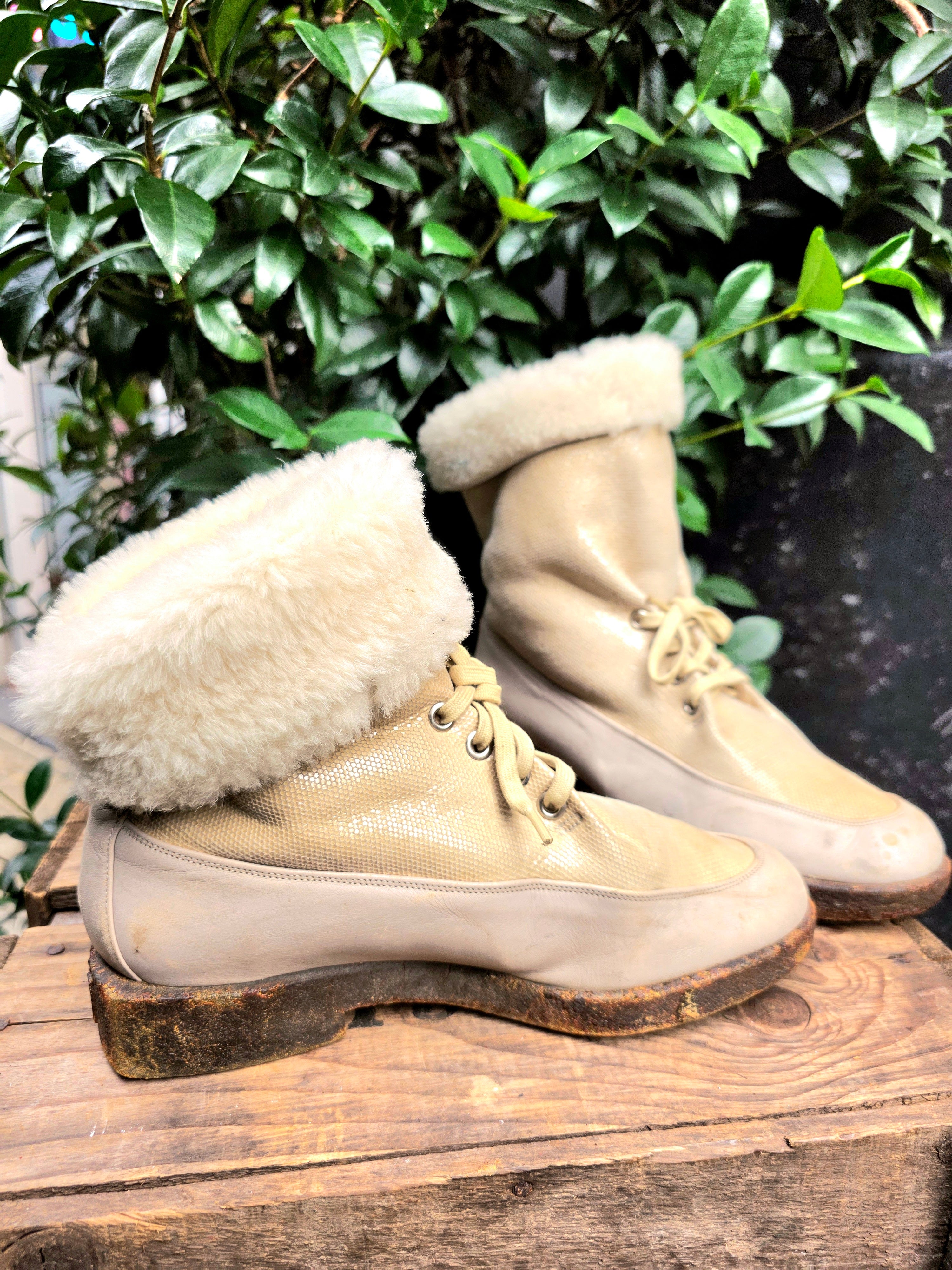 Vintage 80's Charles Jourdan Ankle Boots