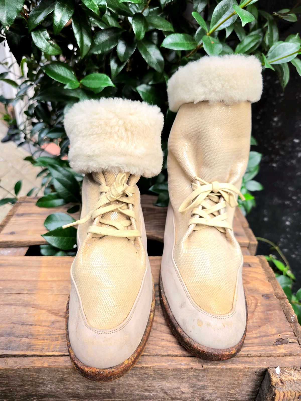 Vintage 80's Charles Jourdan Ankle Boots