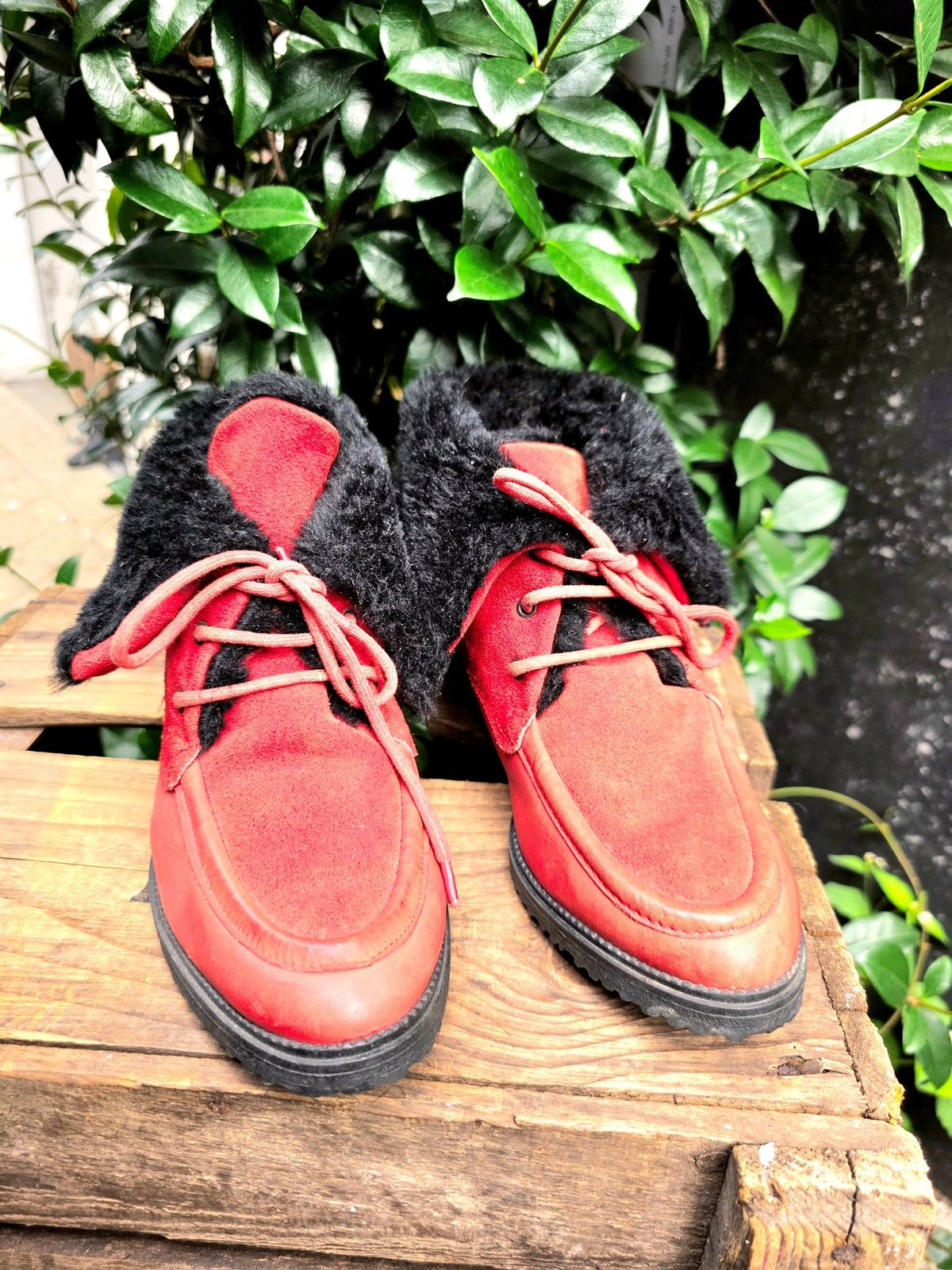 Vintage 80's Perlecla Ankle Boots