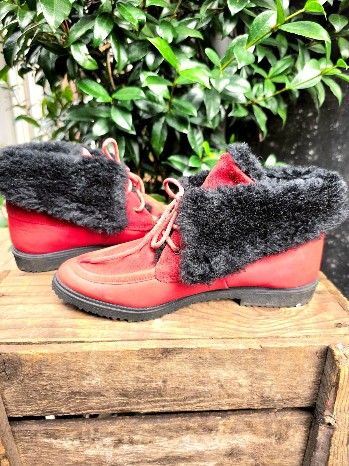 Vintage 80's Perlecla Ankle Boots