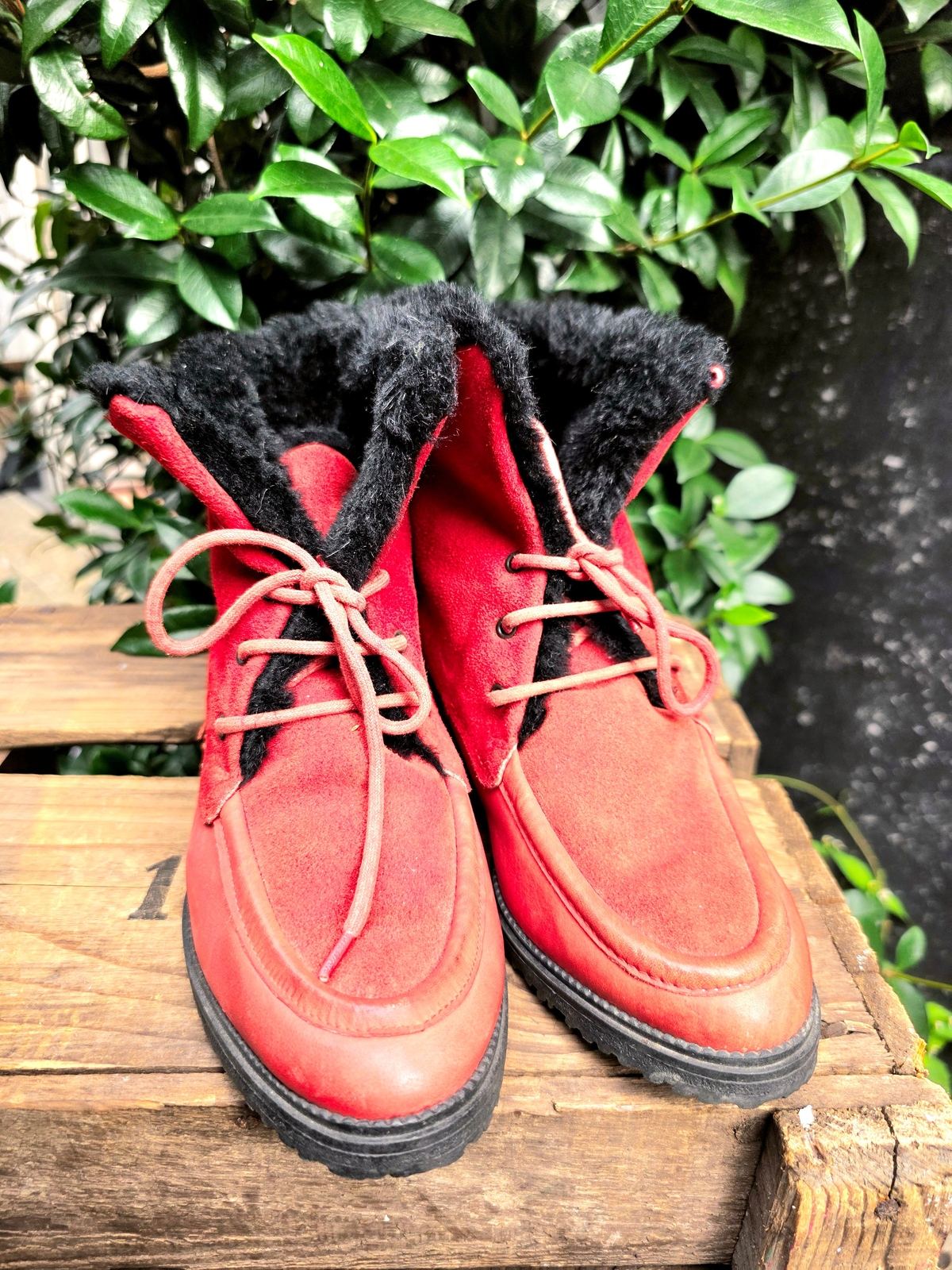 Vintage 80's Perlecla Ankle Boots