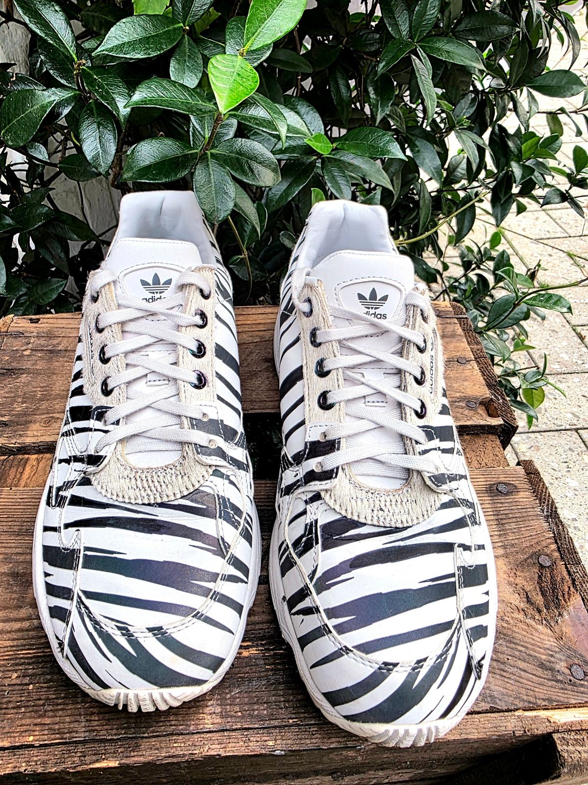 YV6985: Adidas Originals Falcon Animal Pack Trainers