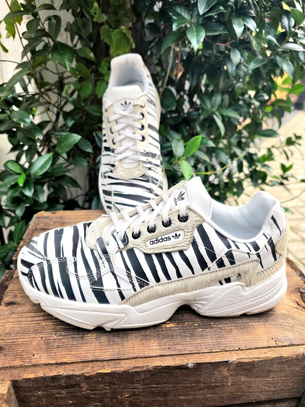 YV6985: Adidas Originals Falcon Animal Pack Trainers