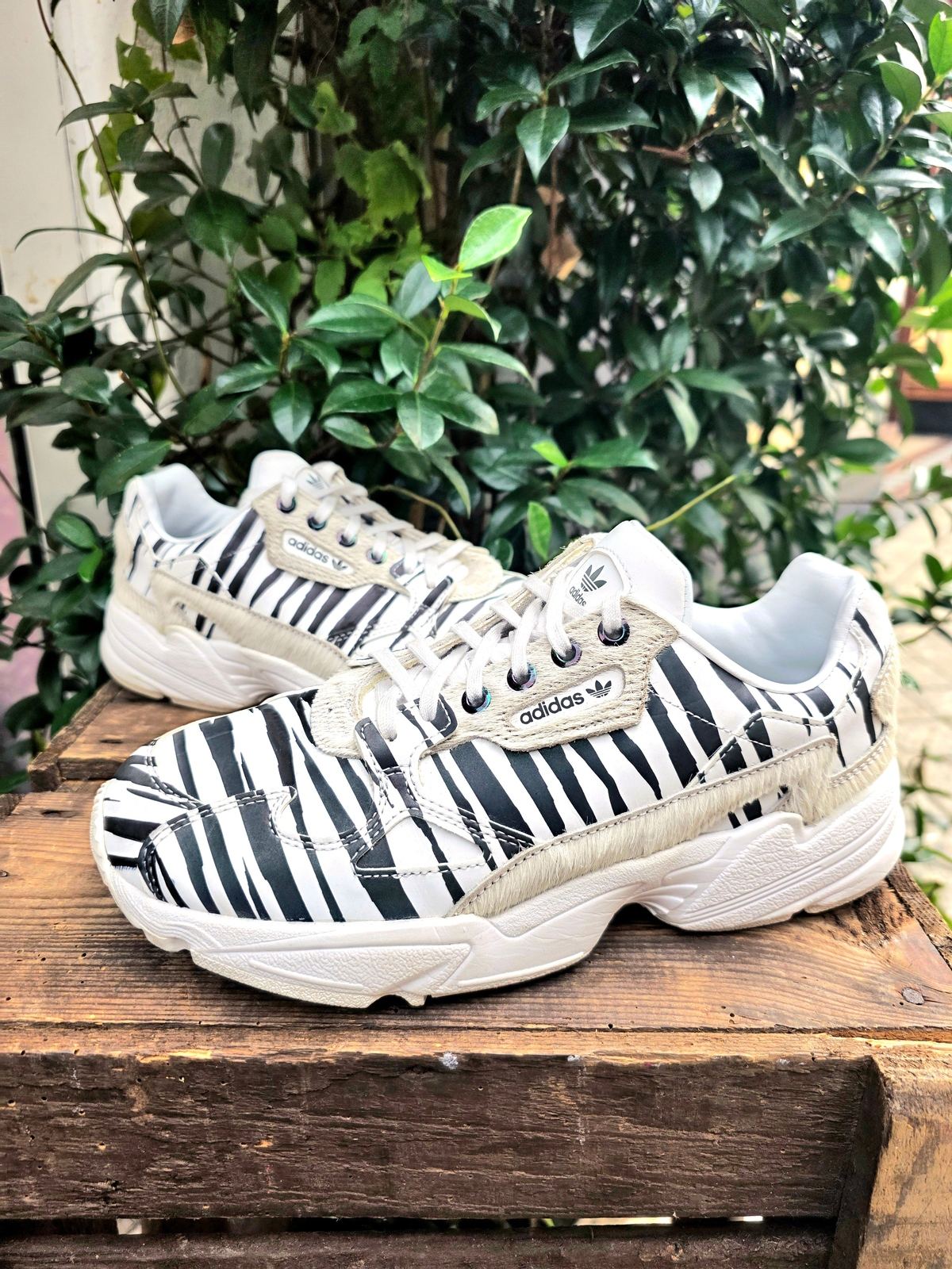 YV6985: Adidas Originals Falcon Animal Pack Trainers