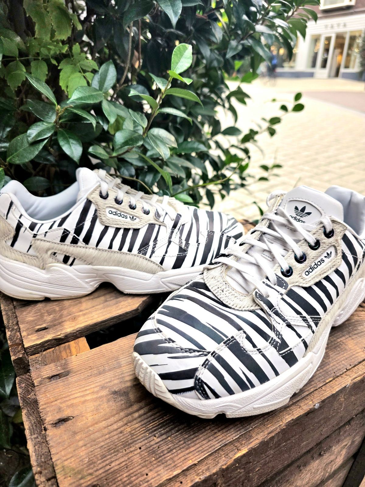 YV6985: Adidas Originals Falcon Animal Pack Trainers