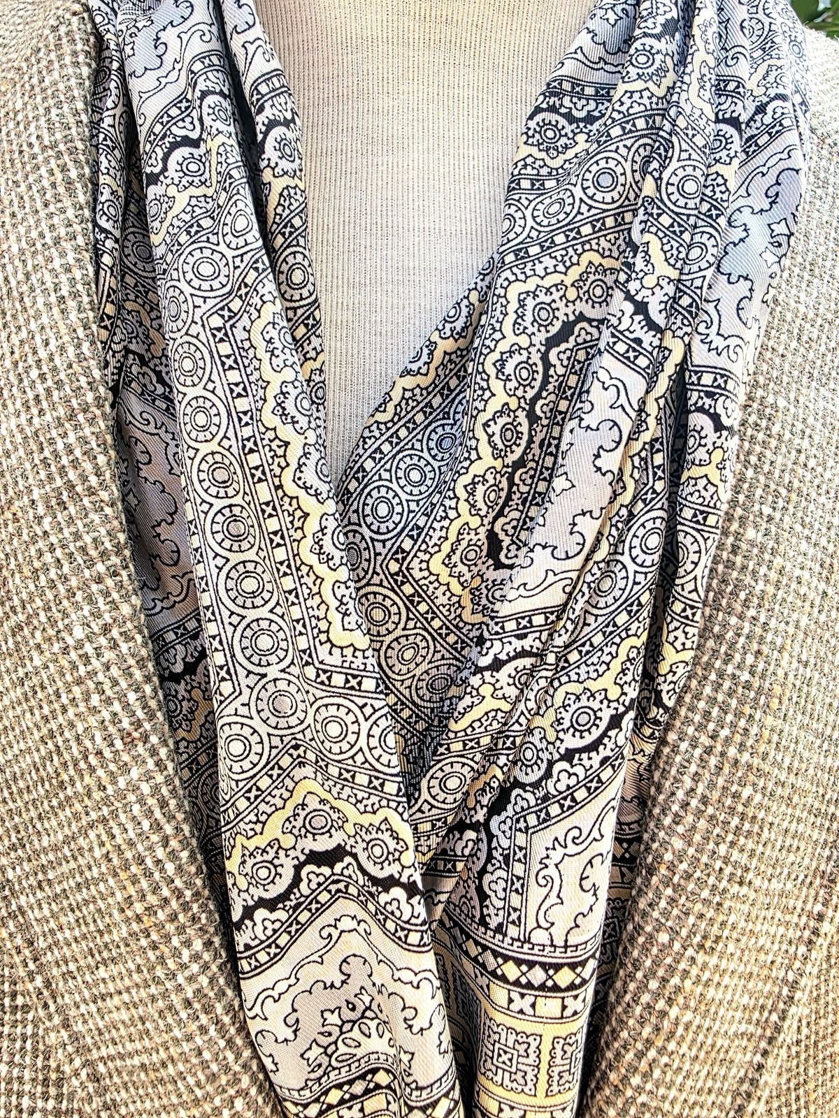 Vintage 60's/ 70's Paisley Scarf