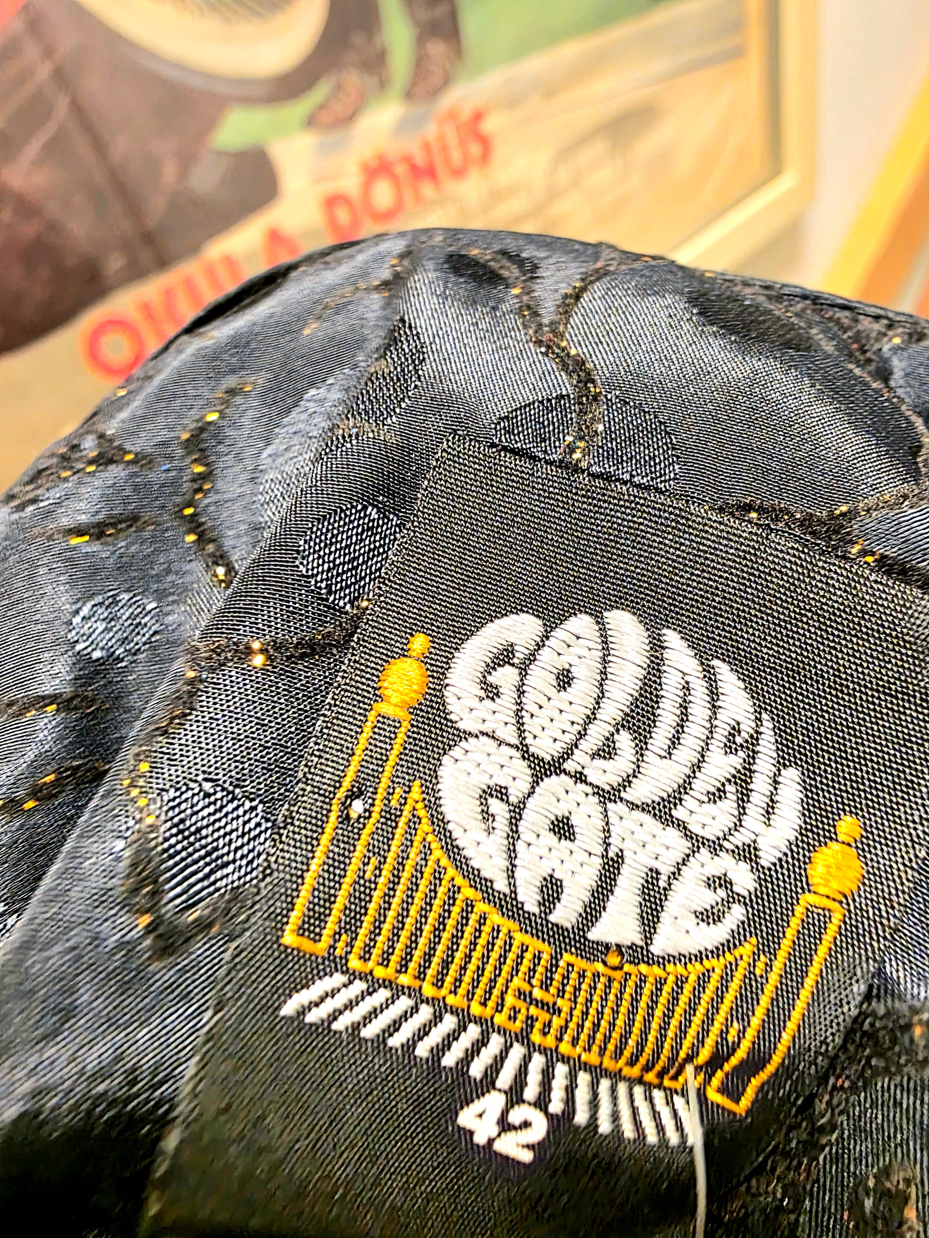 Vintage 80's Golden Gate Glitter Dress Jurk