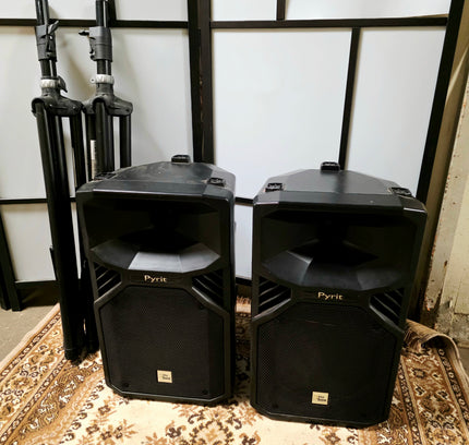 Set of the box Pyrit series PA speakers
