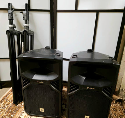 Set of the box Pyrit series PA speakers