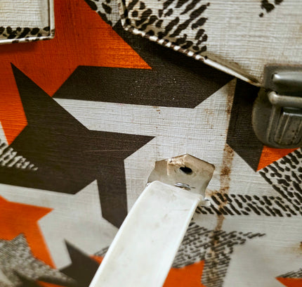 Vintage 1970s Cooler Bag / Cooler with Retro Print