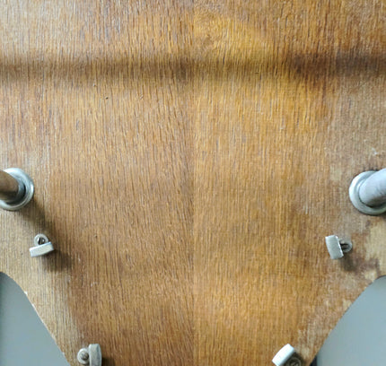 Vintage wall coat rack wood and metal