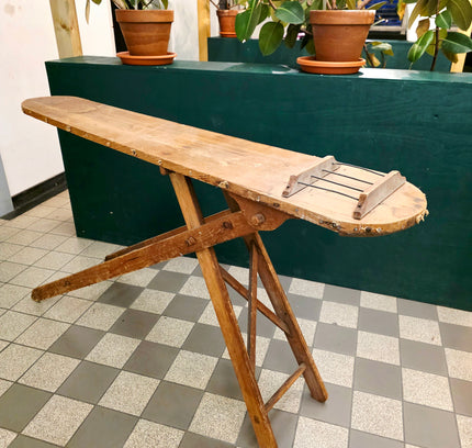Antique Wooden Ironing Board - Early 20th Century Primitive