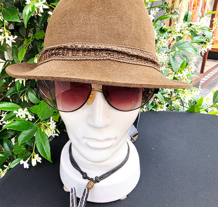 Vintage 1980s Magnum Aviator Sunglasses – Retro Flat Top Gradient