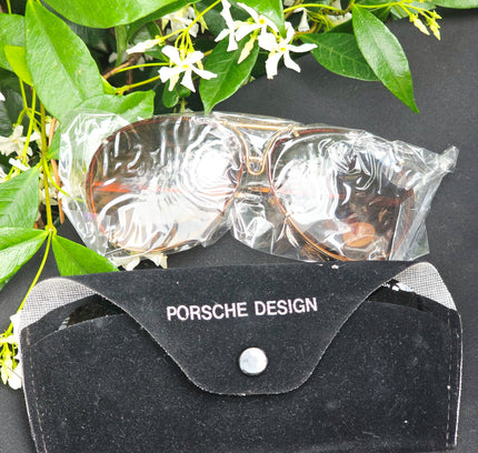 Brand New Deadstock Porsche Design P’8478 Interchangeable Lens Aviator Sunglasses Set