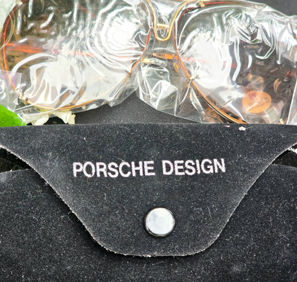 Brand New Deadstock Porsche Design P’8478 Interchangeable Lens Aviator Sunglasses Set