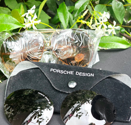 Brand New Deadstock Porsche Design P’8478 Interchangeable Lens Aviator Sunglasses Set