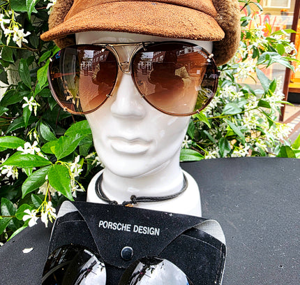 Brand New Deadstock Porsche Design P’8478 Interchangeable Lens Aviator Sunglasses Set