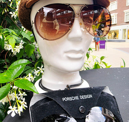 Brand New Deadstock Porsche Design P’8478 Interchangeable Lens Aviator Sunglasses Set