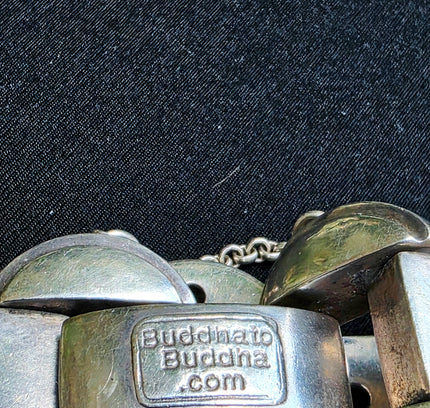 Vintage Buddha to Buddha The Batul Sterling Silver Bracelet | 925 Chunky Link