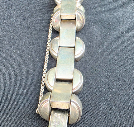 Vintage Buddha to Buddha The Batul Sterling Silver Bracelet | 925 Chunky Link