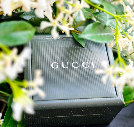 Vintage Gucci 1900L Stainless Steel Bangle Watch - Black Square Dial Luxury Cuff