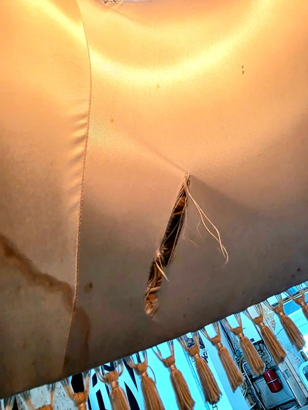 Antique French Glass Stem Floor Lamp