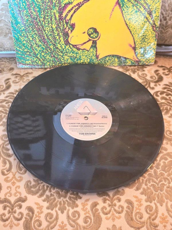 Tom Browne – Funkin' For Jamaica 1991 Remix Vinyl Record