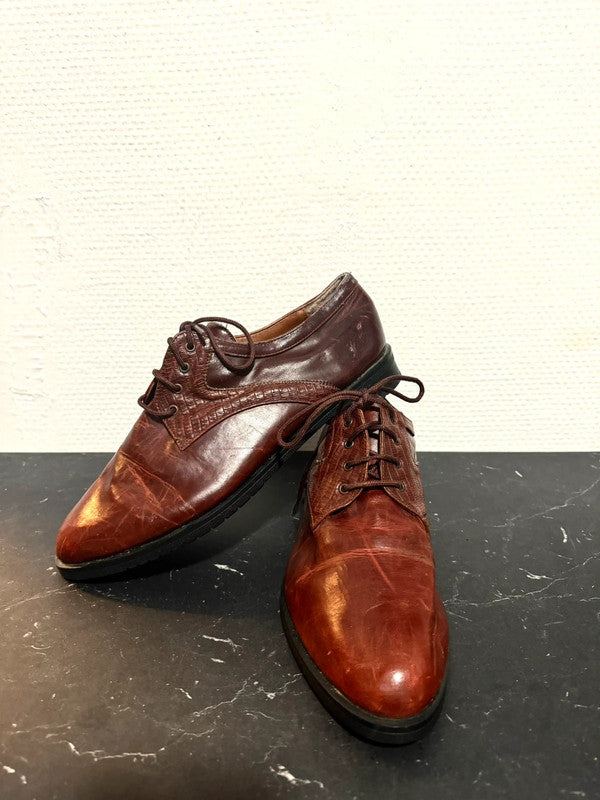 Vintage 80's Cesare Lace up Shoes