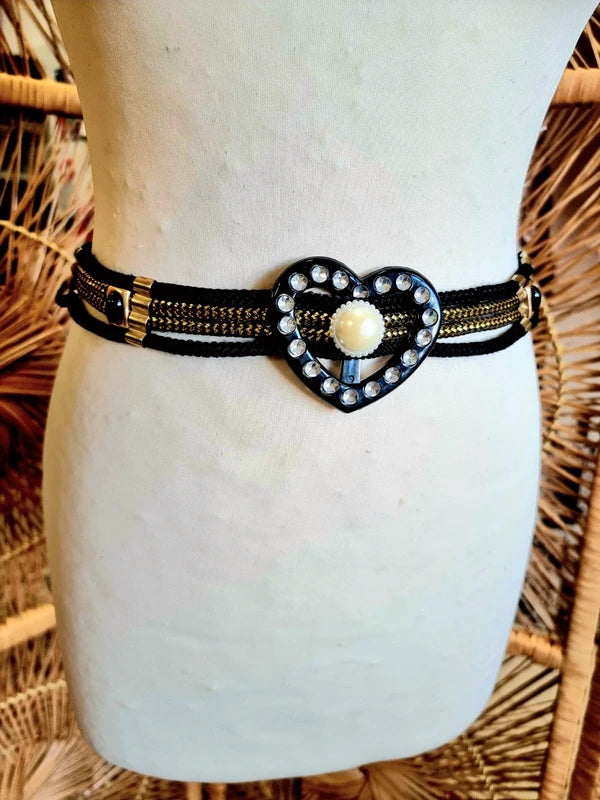 Vintage 1980's Rope Belt