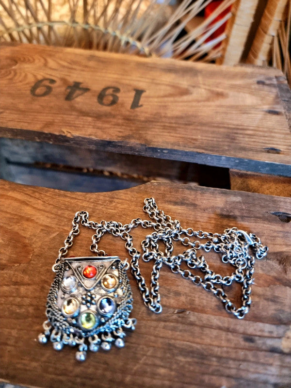 Vintage Sajai Metal Necklace