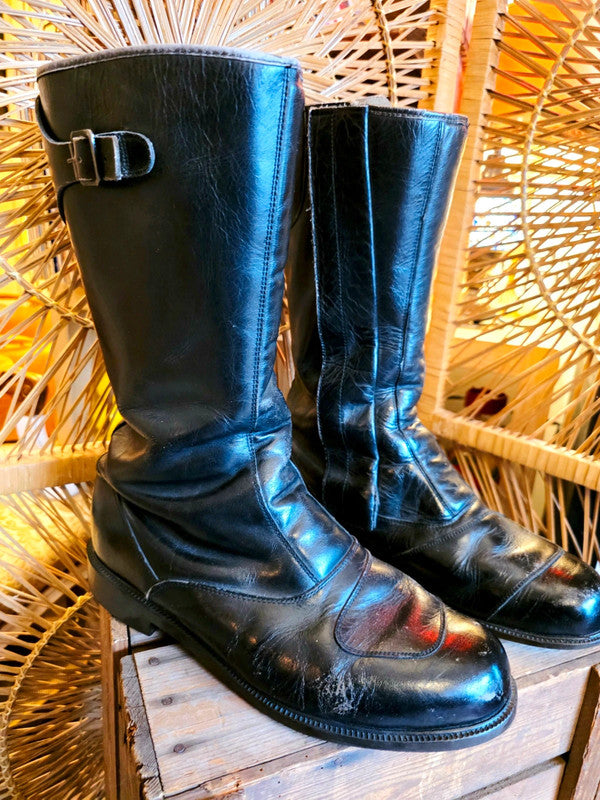 Vintage 60's / 70's Oldtimer Biker Boot