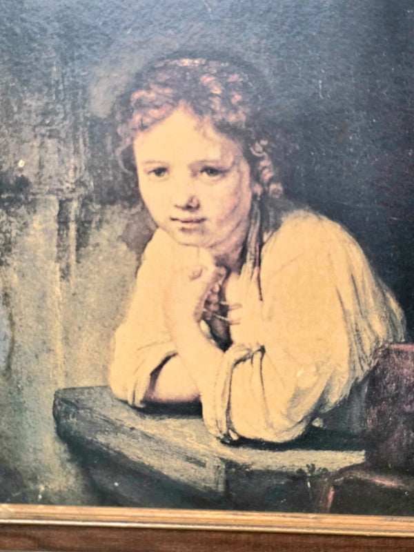 Painting "The Kitchen Maid" by Rembrandt van Rijn