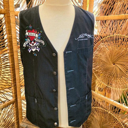 Vintage 90's Ed Hardy Waistcoat