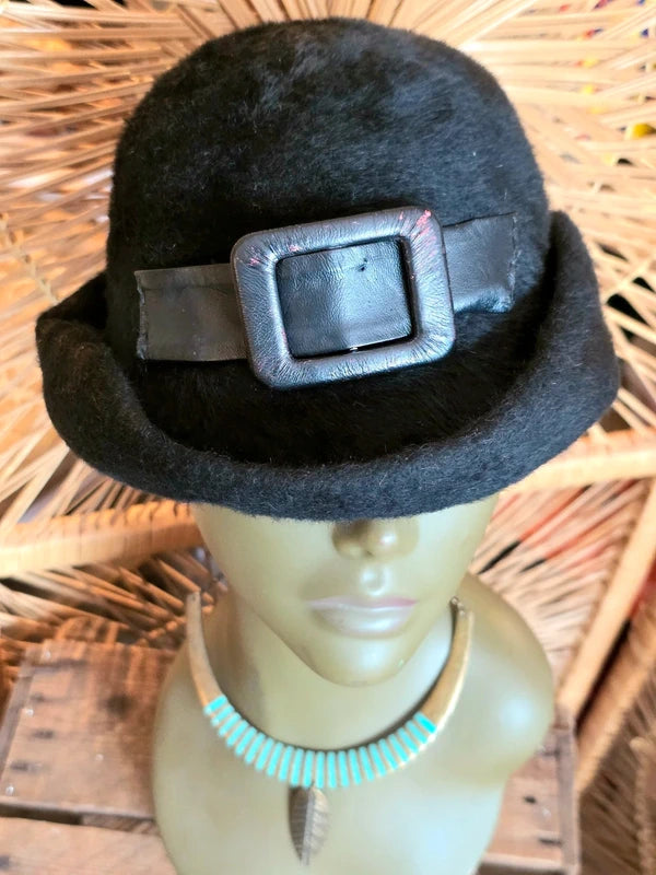Vintage Fur Felt Bowlers Hat