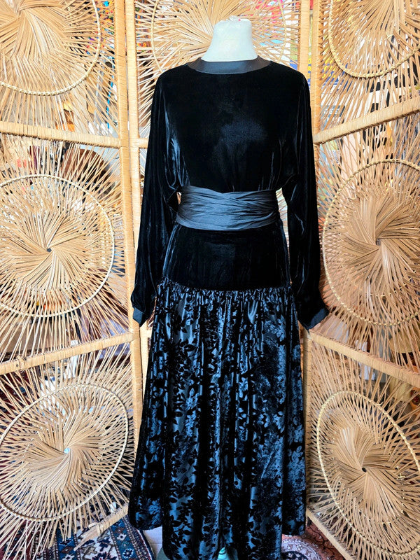 Vintage 80's JL Scherrer Evening Dress