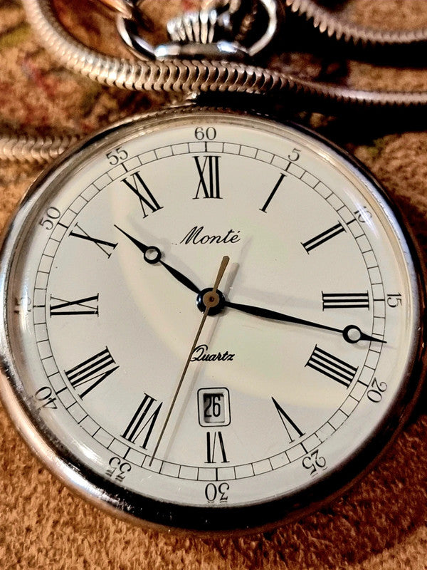 Vintage Monté Quartz Pocket Watch