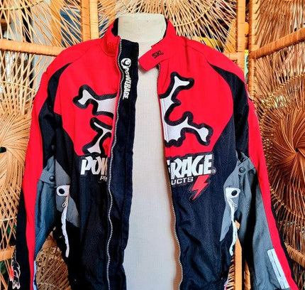YatvaVintage: JWJ10: Vintage 80s/90s Powerage Biker Jacket