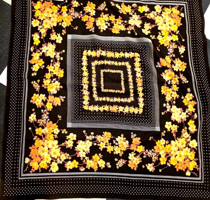 Vintage 1970's P. Florauce Scarf